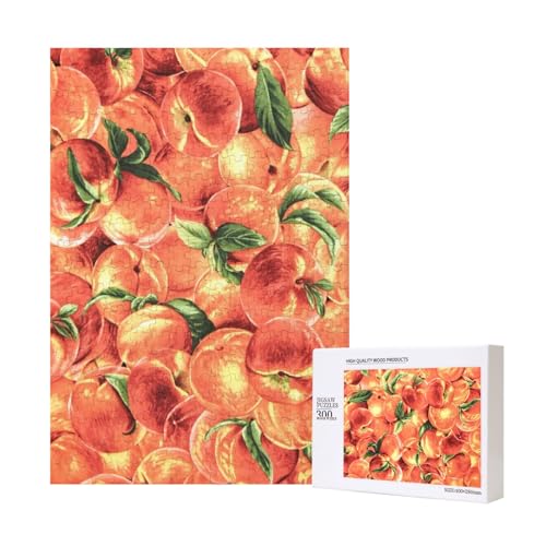 300 Teile Puzzle Holzpuzzle Spielzeug Familienspiel für Erwachsene Jugendliche,Köstlicher Pfirsich 300 Teile Puzzle Holzpuzzle Spielzeug Familienspiel für Erwachsene Jugendliche,Köstlicher Pfirsich von Hdhfjks