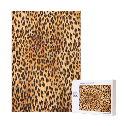 300 Teile Puzzle Holzpuzzle Spielzeug Familienspiel für Erwachsene Jugendliche,Leopardenmuster 300 Teile Puzzle Holzpuzzle Spielzeug Familienspiel für Erwachsene Jugendliche,Leopardenmuster von Hdhfjks