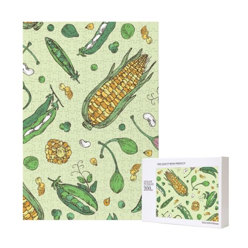 300 Teile Puzzle Holzpuzzle Spielzeug Familienspiel für Erwachsene Jugendliche,Mais Erbsen Schote Bohnen Schote Kapern 300 Teile Puzzle Holzpuzzle Spielzeug Familienspiel für Erwachsene Jugendliche,Mais Erbsen Schote Bohnen Schote Kapern von Hdhfjks