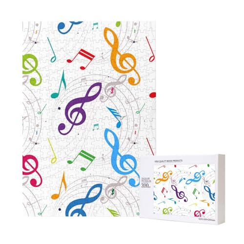 300 Teile Puzzle Holzpuzzle Spielzeug Familienspiel für Erwachsene Jugendliche,Musikfarbe 300 Teile Puzzle Holzpuzzle Spielzeug Familienspiel für Erwachsene Jugendliche,Musikfarbe von Hdhfjks