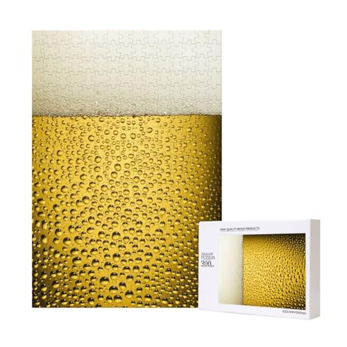 300 Teile Puzzle Holzpuzzle Spielzeug Familienspiel für Erwachsene Jugendliche,Nahaufnahme Bierglas 300 Teile Puzzle Holzpuzzle Spielzeug Familienspiel für Erwachsene Jugendliche,Nahaufnahme Bierglas von Hdhfjks