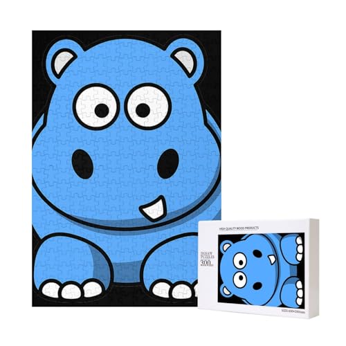 300 Teile Puzzle Holzpuzzle Spielzeug Familienspiel für Erwachsene Jugendliche,Nilpferd 300 Teile Puzzle Holzpuzzle Spielzeug Familienspiel für Erwachsene Jugendliche,Nilpferd von Hdhfjks