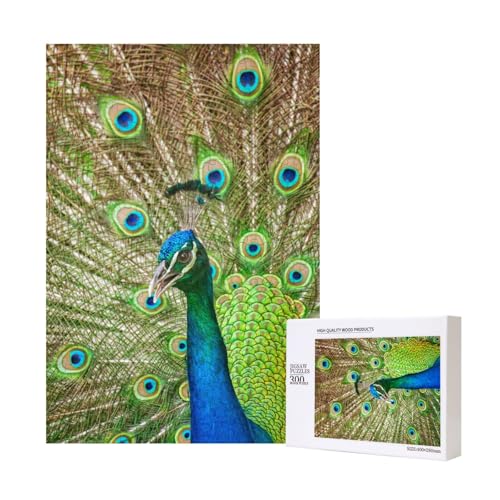 300 Teile Puzzle Holzpuzzle Spielzeug Familienspiel für Erwachsene Jugendliche,Pfau 300 Teile Puzzle Holzpuzzle Spielzeug Familienspiel für Erwachsene Jugendliche,Pfau von Hdhfjks