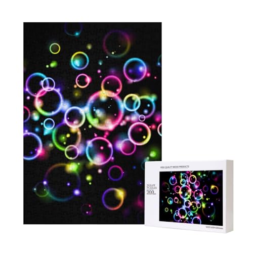300 Teile Puzzle Holzpuzzle Spielzeug Familienspiel für Erwachsene Jugendliche,Regenbogenblasen 300 Teile Puzzle Holzpuzzle Spielzeug Familienspiel für Erwachsene Jugendliche,Regenbogenblasen von Hdhfjks