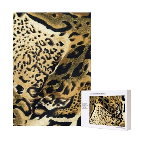 300 Teile Puzzle Holzpuzzle Spielzeug Familienspiel für Erwachsene Jugendliche,Retro-Leopardenmuster 300 Teile Puzzle Holzpuzzle Spielzeug Familienspiel für Erwachsene Jugendliche,Retro-Leopardenmuster von Hdhfjks