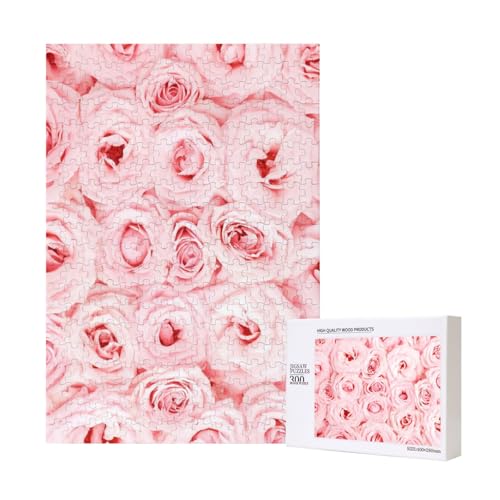 300 Teile Puzzle Holzpuzzle Spielzeug Familienspiel für Erwachsene Jugendliche,Rosa frische Rosen gedruckt 300 Teile Puzzle Holzpuzzle Spielzeug Familienspiel für Erwachsene Jugendliche,Rosa frische Rosen gedruckt von Hdhfjks