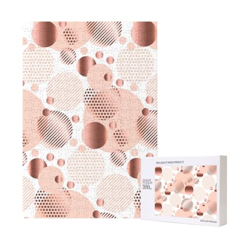 300 Teile Puzzle Holzpuzzle Spielzeug Familienspiel für Erwachsene Jugendliche,Rose Gold Wave 300 Teile Puzzle Holzpuzzle Spielzeug Familienspiel für Erwachsene Jugendliche,Rose Gold Wave von Hdhfjks