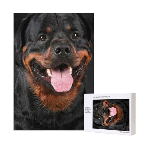 300 Teile Puzzle Holzpuzzle Spielzeug Familienspiel für Erwachsene Jugendliche,Rottweiler Hund 300 Teile Puzzle Holzpuzzle Spielzeug Familienspiel für Erwachsene Jugendliche,Rottweiler Hund von Hdhfjks