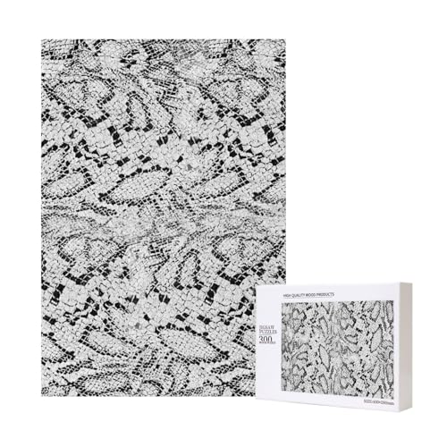 300 Teile Puzzle Holzpuzzle Spielzeug Familienspiel für Erwachsene Jugendliche,Schlangenhautstruktur 300 Teile Puzzle Holzpuzzle Spielzeug Familienspiel für Erwachsene Jugendliche,Schlangenhautstruktur von Hdhfjks