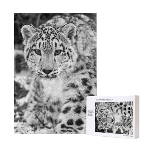 300 Teile Puzzle Holzpuzzle Spielzeug Familienspiel für Erwachsene Jugendliche,Schneeleopard 300 Teile Puzzle Holzpuzzle Spielzeug Familienspiel für Erwachsene Jugendliche,Schneeleopard von Hdhfjks