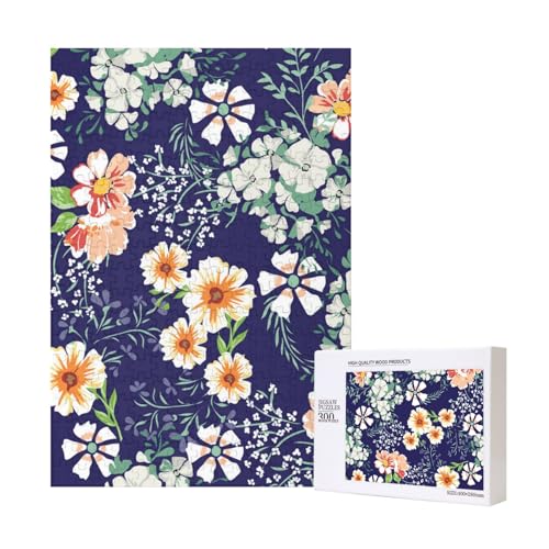 300 Teile Puzzle Holzpuzzle Spielzeug Familienspiel für Erwachsene Jugendliche,Schöne Blume Garten Blumen Blütenblatt Blätter Wiese Orange 300 Teile Puzzle Holzpuzzle Spielzeug Familienspiel für Erwachsene Jugendliche,Schöne Blume Garten Blumen Blütenblatt Blätter Wiese Orange von Hdhfjks