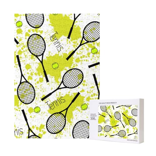 300 Teile Puzzle Holzpuzzle Spielzeug Familienspiel für Erwachsene Jugendliche,Tennisschläger 300 Teile Puzzle Holzpuzzle Spielzeug Familienspiel für Erwachsene Jugendliche,Tennisschläger von Hdhfjks