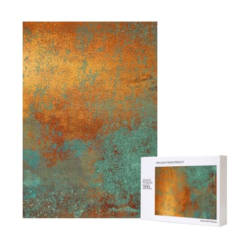 300 Teile Puzzle Holzpuzzle Spielzeug Familienspiel für Erwachsene Jugendliche,Trendy Rich Kupfer Patina Metallic 300 Teile Puzzle Holzpuzzle Spielzeug Familienspiel für Erwachsene Jugendliche,Trendy Rich Kupfer Patina Metallic von Hdhfjks