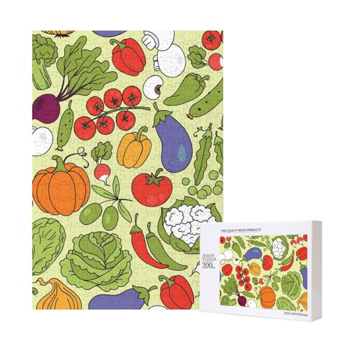 300 Teile Puzzle Holzpuzzle Spielzeug Familienspiel für Erwachsene Jugendliche,Verschiedene Gemüsemuster 300 Teile Puzzle Holzpuzzle Spielzeug Familienspiel für Erwachsene Jugendliche,Verschiedene Gemüsemuster von Hdhfjks