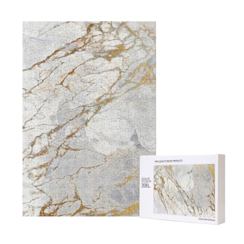 300 Teile Puzzle Holzpuzzle Spielzeug Familienspiel für Erwachsene Jugendliche,Weiß Grau Silber Perlmutt Gold Pinsel Marmor 300 Teile Puzzle Holzpuzzle Spielzeug Familienspiel für Erwachsene Jugendliche,Weiß Grau Silber Perlmutt Gold Pinsel Marmor von Hdhfjks