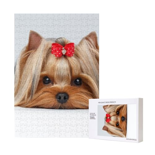 300 Teile Puzzle Holzpuzzle Spielzeug Familienspiel für Erwachsene Jugendliche,Yorkshire Terrier 300 Teile Puzzle Holzpuzzle Spielzeug Familienspiel für Erwachsene Jugendliche,Yorkshire Terrier von Hdhfjks