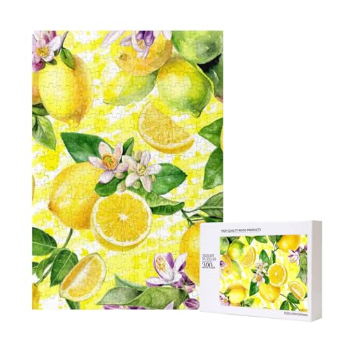 300 Teile Puzzle Holzpuzzle Spielzeug Familienspiel für Erwachsene Jugendliche,Zitronenblüte 300 Teile Puzzle Holzpuzzle Spielzeug Familienspiel für Erwachsene Jugendliche,Zitronenblüte von Hdhfjks