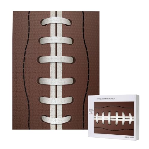 500 Pieces Jigsaw Puzzles Wooden Jigsaw Toy Family Game for Adults Teens,Amerikanischer Fußball 500 Pieces Jigsaw Puzzles Wooden Jigsaw Toy Family Game for Adults Teens,Amerikanischer Fußball von Hdhfjks
