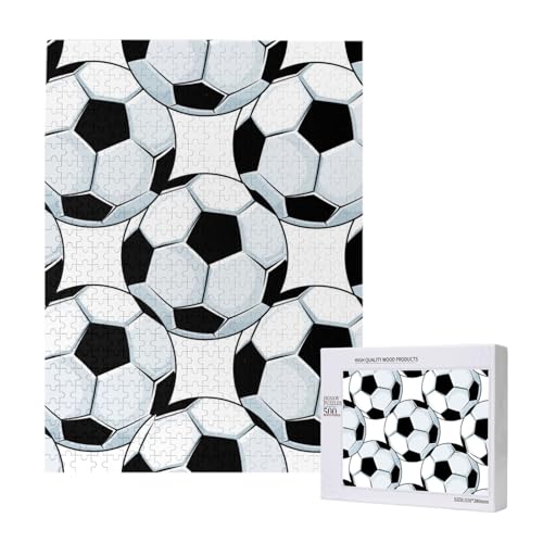 500 Pieces Jigsaw Puzzles Wooden Jigsaw Toy Family Game for Adults Teens,Fußball Fußbälle Sport 500 Pieces Jigsaw Puzzles Wooden Jigsaw Toy Family Game for Adults Teens,Fußball Fußbälle Sport von Hdhfjks
