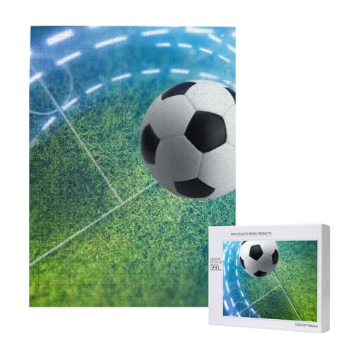 500 Pieces Jigsaw Puzzles Wooden Jigsaw Toy Family Game for Adults Teens,Fußball Sportball Bedruckt 500 Pieces Jigsaw Puzzles Wooden Jigsaw Toy Family Game for Adults Teens,Fußball Sportball Bedruckt von Hdhfjks