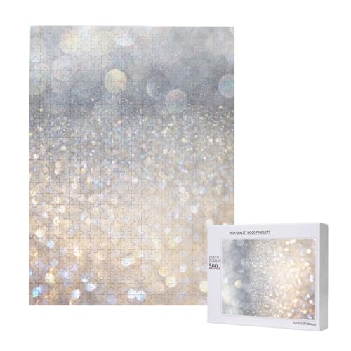 500 Pieces Jigsaw Puzzles Wooden Jigsaw Toy Family Game for Adults Teens,Glitzerdiamanten 500 Pieces Jigsaw Puzzles Wooden Jigsaw Toy Family Game for Adults Teens,Glitzerdiamanten von Hdhfjks
