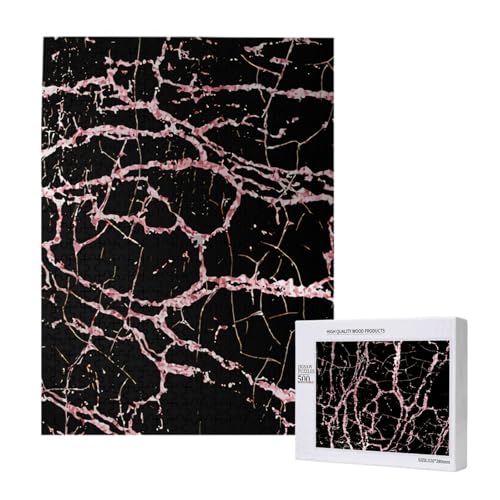 500 Pieces Jigsaw Puzzles Wooden Jigsaw Toy Family Game for Adults Teens,Marmor Schwarz Roségold 500 Pieces Jigsaw Puzzles Wooden Jigsaw Toy Family Game for Adults Teens,Marmor Schwarz Roségold von Hdhfjks