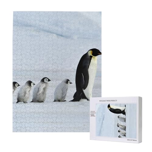500 Pieces Jigsaw Puzzles Wooden Jigsaw Toy Family Game for Adults Teens,Pinguinfamilie 500 Pieces Jigsaw Puzzles Wooden Jigsaw Toy Family Game for Adults Teens,Pinguinfamilie von Hdhfjks