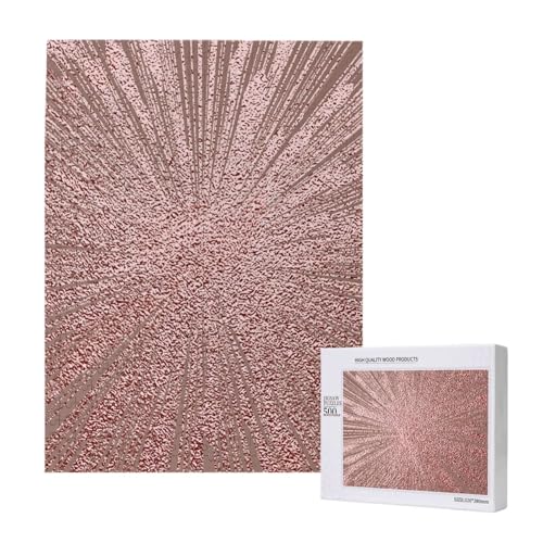 500 Pieces Jigsaw Puzzles Wooden Jigsaw Toy Family Game for Adults Teens,Roségold Pink Bedruckt 500 Pieces Jigsaw Puzzles Wooden Jigsaw Toy Family Game for Adults Teens,Roségold Pink Bedruckt von Hdhfjks
