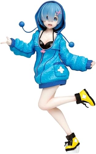 HeRfst Figura de Anime Re: Zero Comenzando la Vida en Otro Mundo Rem Winter Ver. Colección de Modelos Juguete de Estatua Decoración del hogar Adornos de estatuilla von HeRfst
