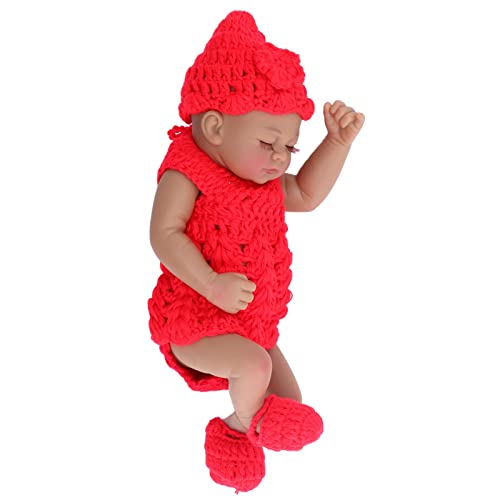 10 Zoll Lebensee Babypuppen -Silikon -Babypuppe, Neugeborene Babypuppe Weiches Silikon Neugeborene Boy Puppe mit Schönen Kleidern Spielzeug Zum Spaß und Zum Lernen (10 -Zoll von Headerbs