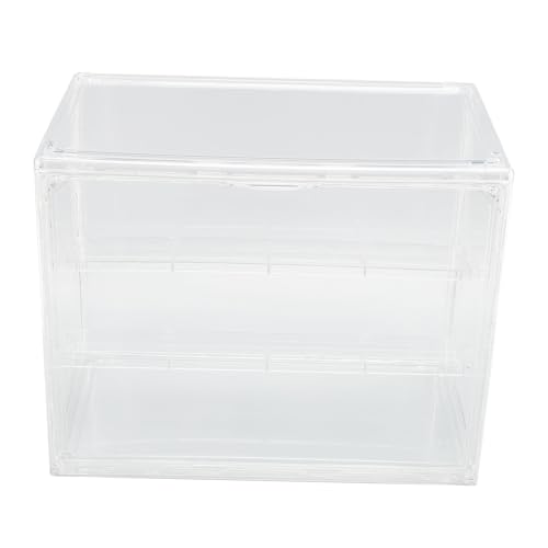 Headerbs PET Transparent Figure Display Hülle Magnet -Tür -Anzeigebox Große Kapazität für Sammlerstücke Arbeitsplatten -Anzeigen Handwerkshows von Headerbs