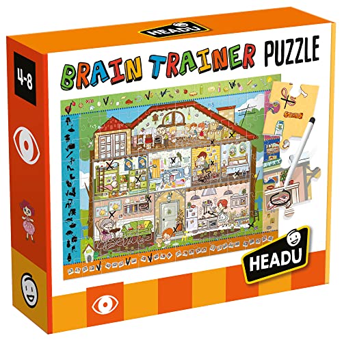 HEADU IT21154 Italy Gehirntrainer Puzzle, Säuglingsspiel, Sortiert von Headu