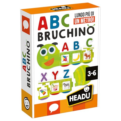 HEADU - ABC Bruchino, selbstkorrigierend und über einen Meter lang! EIN Lernspiel für Kinder von 3 bis 6 Jahren, Made in Italy HEADU - ABC Bruchino, selbstkorrigierend und über einen Meter lang! EIN Lernspiel für Kinder von 3 bis 6 Jahren, Made in Italy von Headu