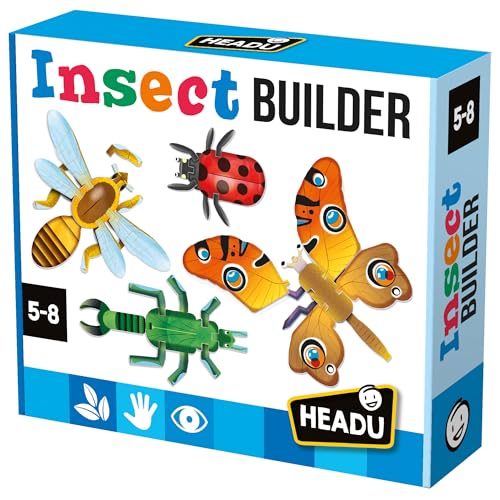 HEADU - Insect Builder New - Spielen und entdecken, wie Insekten hergestellt Werden | Lernspiele für Kinder 5 6 7 8 Jahre, Geschenkidee für Kinder 6 Jahre, Geschenk Geburtstag Weihnachten Schule STEM HEADU - Insect Builder New - Spielen und entdecken, wie Insekten hergestellt Werden | Lernspiele für Kinder 5 6 7 8 Jahre, Geschenkidee für Kinder 6 Jahre, Geschenk Geburtstag Weihnachten Schule STEM von Headu