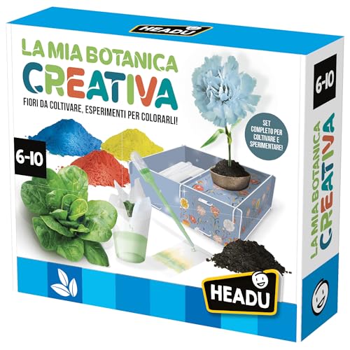 HEADU - La Mia Botanica - Blumen zum Züchten, Experimente zum Färben | Lernspiel für Kinder 6 7 8 9 10 Jahre, Kit Wissenschaftsexperimente für Kinder, STEM-Spiel, Made in Italy HEADU - La Mia Botanica - Blumen zum Züchten, Experimente zum Färben | Lernspiel für Kinder 6 7 8 9 10 Jahre, Kit Wissenschaftsexperimente für Kinder, STEM-Spiel, Made in Italy von Headu
