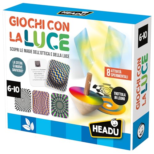 HEADU - Spiele mit Licht - Entdecken Sie die Magie der Optik und des Lichts | Lernspiel für Kinder 6 7 8 9 10 Jahre, Wissenschaftliches Experiment-Set für Kinder, STEM-Spiel, Made in Italy, Geschenk HEADU - Spiele mit Licht - Entdecken Sie die Magie der Optik und des Lichts | Lernspiel für Kinder 6 7 8 9 10 Jahre, Wissenschaftliches Experiment-Set für Kinder, STEM-Spiel, Made in Italy, Geschenk von Headu