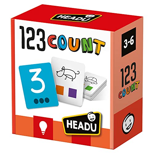 Headu MU51258 123 Count Animale Lernspiel Travel, Mehrfarbig, One Size Headu MU51258 123 Count Animale Lernspiel Travel, Mehrfarbig, One Size von Headu