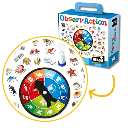 Headu Beobachtungsspiel – Trainieren Sie Ihre Reflexe, Konzentration und logisches Denken, indem Sie so schnell wie möglich die richtigen Objekte Finden | Lernspiele & Puzzles | Alter 5-12 Jahre von Headu
