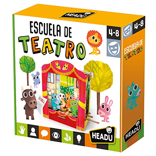 Headu ES52897 Italy Theaterschule, Lernspiel für Jungen und Mädchen von 4 bis 8 Jahren, M Headu ES52897 Italy Theaterschule, Lernspiel für Jungen und Mädchen von 4 bis 8 Jahren, M von Headu