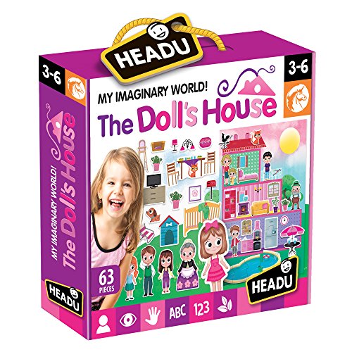 Headu IT20911 - The Doll´s House of Puppenhaus Lernspiel für Kinder, Mehrfarbig Headu IT20911 - The Doll´s House of Puppenhaus Lernspiel für Kinder, Mehrfarbig von Headu