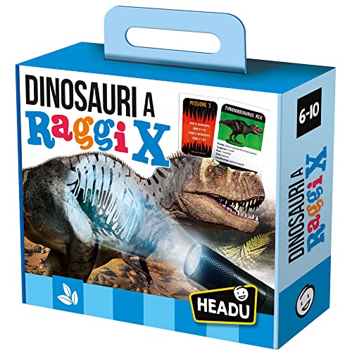 Headu IT29532 Dinosaurier mit Radien X Lernspiel, Mehrfarbig, ys/m von Headu
