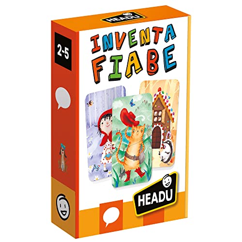 Headu Erfinden Sie Märchen, kreiert und spielt It22960 Lernspiel für Kinder 2-4 Jahre, Made in Italy von Headu