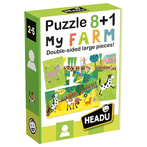 Headu Headu-It20867 Puzzle 8+1, IT20867, Mehrfarbig von Headu