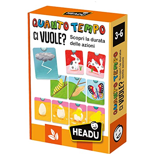 Headu - Lernspiel, Mehrfarbig, IT55096 von Headu