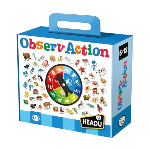 Headu Beobachtungsspiel – Trainieren Sie Ihre Reflexe, Konzentration und logisches Denken, indem Sie so schnell wie möglich die richtigen Objekte Finden | Lernspiele & Puzzles | Alter 5-12 Jahre von Headu