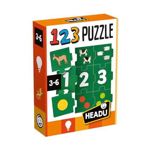 HEADU S.R.L MU54907 Sequenza Puzzle, Mehrfarbig, Large von Headu