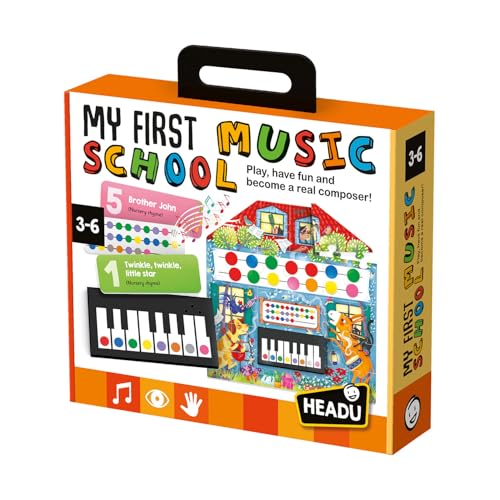 Headu MU57908 My Firts Music School, bunt, Compacto Headu MU57908 My Firts Music School, bunt, Compacto von Headu