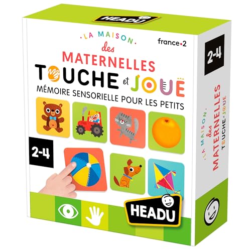 Headu - Sensorisches Gedächtnis für die Kleinen – Erinnerung, Berührung und Logik. | Lernspiel 2 3 4 5 Jahre, Spiele in Box für Kinder, Geschenk für Kinder, Geschenk für Mädchen, Geschenk für Jungen Headu - Sensorisches Gedächtnis für die Kleinen – Erinnerung, Berührung und Logik. | Lernspiel 2 3 4 5 Jahre, Spiele in Box für Kinder, Geschenk für Kinder, Geschenk für Mädchen, Geschenk für Jungen von Headu