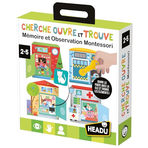 Headu Suchen, öffnen und finden Montessori – Erinnerung und Beobachtung für die Kleinsten | Lernspiel 2 3 4 5 6 Jahre, Montessori Lernspiel, Geschenk für Kinder, Geschenk für Mädchen, Geschenk für Headu Suchen, öffnen und finden Montessori – Erinnerung und Beobachtung für die Kleinsten | Lernspiel 2 3 4 5 6 Jahre, Montessori Lernspiel, Geschenk für Kinder, Geschenk für Mädchen, Geschenk für von Headu