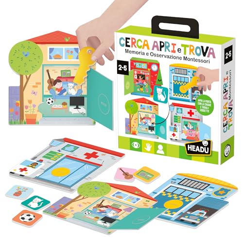 Headu Suchen Sie öffnen und Finden Montessori Speicher und Beobachtung für die Kleinen It57168 Lernspiel für Kinder 2-5 Jahre Headu Suchen Sie öffnen und Finden Montessori Speicher und Beobachtung für die Kleinen It57168 Lernspiel für Kinder 2-5 Jahre von Headu